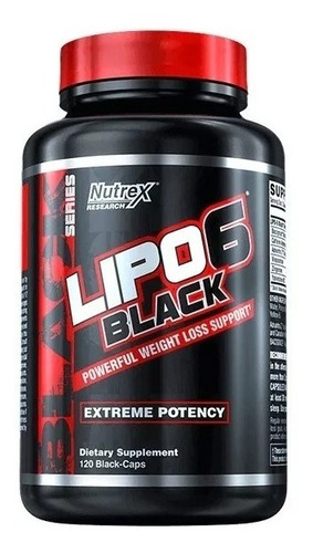 Nutrex Lipo 6 Black 120 Capsulas