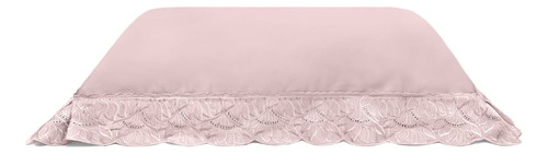 Fronha Avulsa Cristal Com Renda 300 Fios 50 X 70 Buettner Cor Paola Rosa