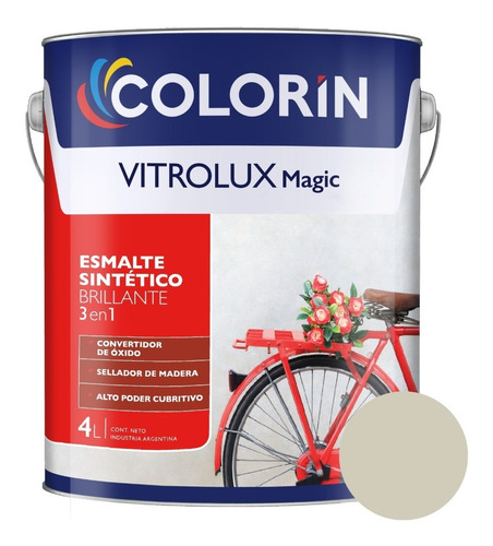 Vitrolux Esmalte Sintetico 3 En 1 Grupo2 4lts Colorin Iacono