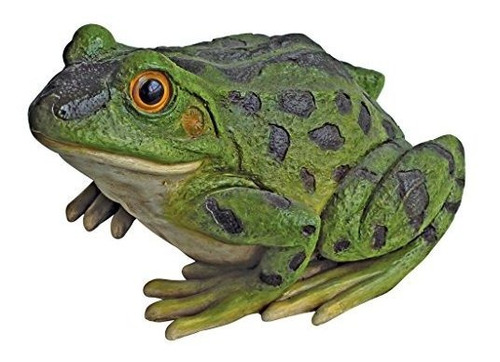 Diseño Toscano Ribbit La Estatua Del Sapo Del Jardin De La