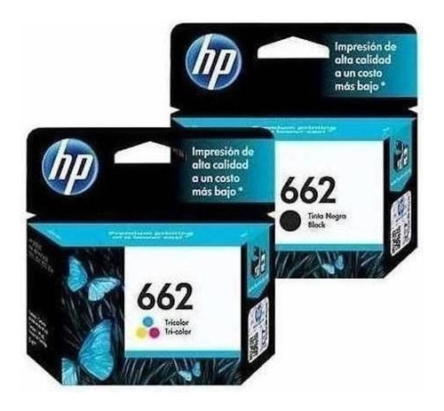 Cartuchos Hp 662 Negro Y Color Originales