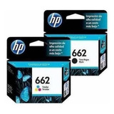 Cartuchos Hp 662 Negro Y Color Originales