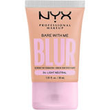 Base De Maquillaje Nyx Bare With Me Blur Light Neutral 30 Ml