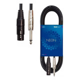 Cable Kwc Neon 111 3 Metros Plug - Canon Hembra