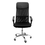 Cadeira De Escritório Best Chair Ox-100 Presidente Mesh Ergonômica  Negro Com Estofado De Mesh