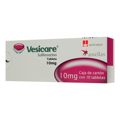 Vesicare Tableta 10 Mg, 10 Tabletas | Envío gratis