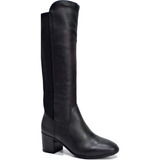 Bota Cano Longo Couro Tendência Inverno 347808 Bottero Preto