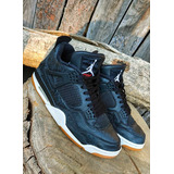 Tenis Nike Jordan Retro 4 Láser Black Gum 29.5cm Usados Orig