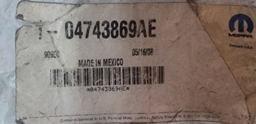 Sensor Abs Rueda Trasero Dodge Journey 2009 Al 20 Mopar Foto 2