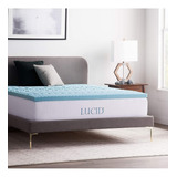 Sobrecolchón De Memory Foam Suave Con Gel 5 Cm Lucidindivi