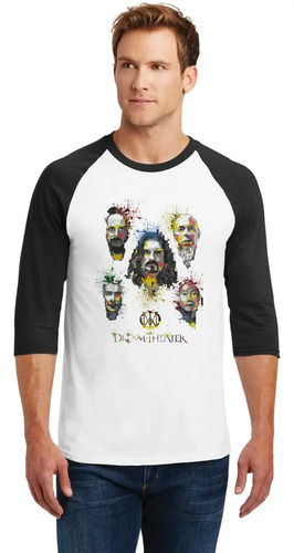 Playera Raglán 3/4 Hombre Rock Dream Theater 000877