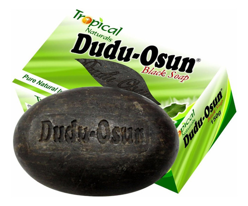 Jabón Negro Natural Africano Dudu Osun, 150 G, Con