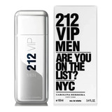 212 Vip Men 100ml Masculino | Original + Amostra De Brinde