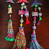 Colgantes Movil Artesanal Hmong Tai Boho Bohemio Hippie Chic