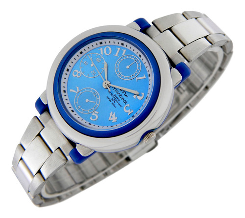 Reloj Montreal Mujer Ml1476 Malla Acero Caja Metal Yplástico