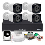 Kit 10 Cameras Segurança 1120b + Dvr Intelbras 16ch Hd2teras