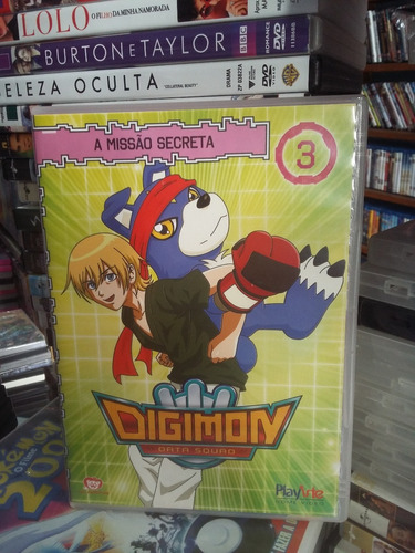 Dvd Original Digimon - Data Squad Vol. 3 - A Missão Secreta