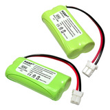 2pack Cordless Phone Battery Compatible With Vtech Cs61...