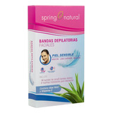 Bandas Depilatorias Faciales 16 Un + 2 Toallitas Hidratantes