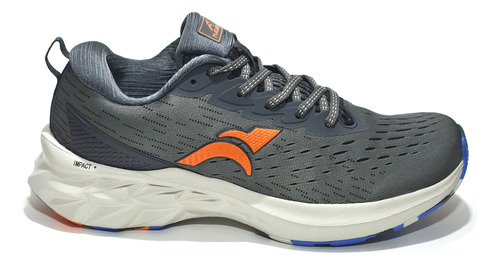 Zapatillas Maraton Modelo Running Impact + Color Gris