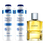 Perfume Dorsay + 2 Talcos De Pies Esika - mL a $436