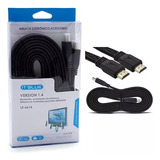 Cabo Extensor Hdmi 3m Le-6614 Versão 1.4 Full Hd Preto