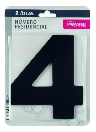 Número 4 Acm Preto Primafer