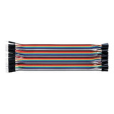 40x Pack Cable Jumper Dupont 20 Cm Macho - Hembra (m-h)