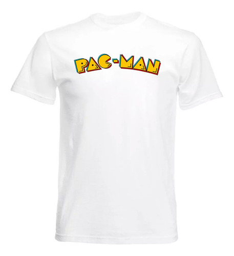 Remera  Pacman - Videojuegos - Para  Adultos Y Niños