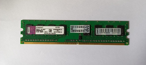 Memoria Ram Kingston Ddr2 1gb Kvr800d2n6/1g