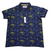 Camisa M/c Polo Estampada Cult Piquet Ogochi Juvenil