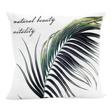 Hermoso Cojin Tropical Tayrona Diseño Hojas Decorativo Funda