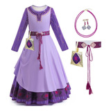 Disfraz Wish Vestido Princesa Asha Pelicula Disney Mas Accesorios