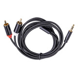 E Rca A 3,5 Mm Y Splitter Altavoz Audiophiles 1,8 Millones E