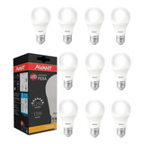 Kit 8 Lampada Led Bulbo 15w Branco Quente 3000k Amarela E27