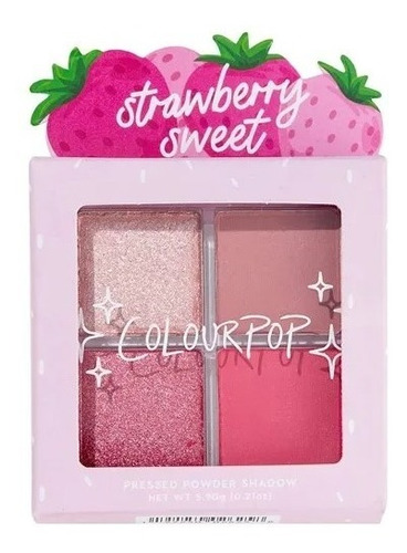 Paleta Strawberry Sweet | Colourpop | Tonos Rosados