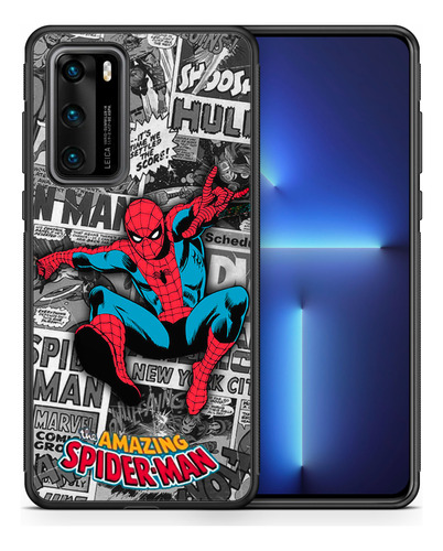 Marvel Spiderman Vintage Comics Funda Para Huawei Y Honor