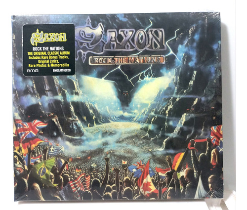 Cd Saxon-rock The Nations/8 Bonus Imp/germany/digipak- Lacre