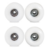 Ruedas De 54 Mm Silicona Patin Artistico Repuesto X4 Blanca 