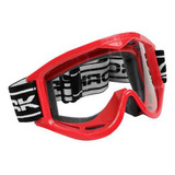 Antiparras Motocross Para Casco Enduro rojo Protork