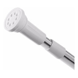 Barral Acero Inoxidable Calidad Superior Extensible A 2 Mts Color Blanco