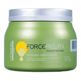 Loréal Force Relax Nutri-control Cabelo Alisado Máscara 500g