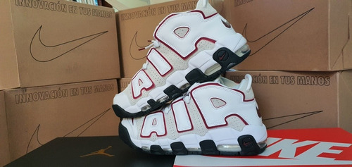 Tenis Nike Uptempo Pipen Blanco Con Gris 28cm Mod96 Original