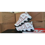 Tenis Nike Uptempo Pipen Blanco Con Gris 28cm Mod96 Original