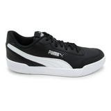 Tenis Puma Caracal 369863 07 Black-white Caballero Softfoam