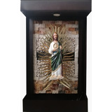 Fuente Artesanal Decorativa Pared Con Luz Led Mod. San Judas