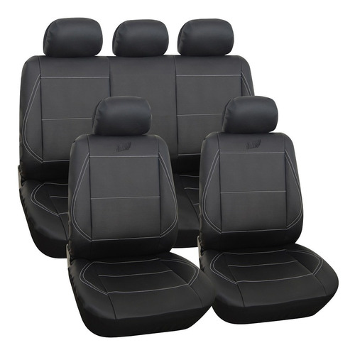 Funda Cubre Asiento Auto Simil Cuero Acolchada Fitter