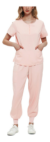 Pijama Quirúrgica Scrub Jogger Uniforme Antifluido Mujer
