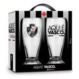 Kit Copos Cerveja Munich 200ml Com 2un Times Futebol - Vasco