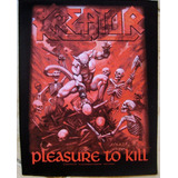 Back Patch Para Costas - Kreator Pleasure To Kill - Oficial